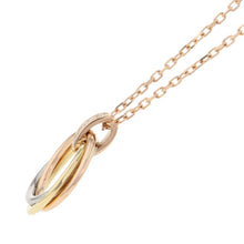 将图像加载到图库查看器中，CARTIER Trinity Necklace K18YG K18WG K18PG
