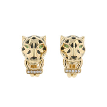 将图像加载到图库查看器中，CARTIER PANTHERE de Cartier EarringCRB8044700 18K Yellow Gold
