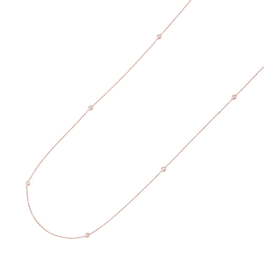 CARTIER Diamant Legend Necklace 12PB7221000 18K Pink Gold