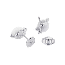 Load image into Gallery viewer, Pomellato Capri diamond earrings K18WG WhiteCeramic
