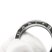 将图像加载到图库查看器中，BVLGARI B.Zero1 Ring 2 bands Size 60/#20346583 18K White Gold
