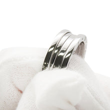 Load image into Gallery viewer, BVLGARI B.Zero1 Ring 2 bands Size 60/#20346583 18K White Gold

