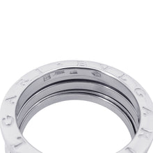 Load image into Gallery viewer, BVLGARI B.Zero1 Ring 2 bands Size 60/#20346583 18K White Gold
