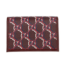 Load image into Gallery viewer, GUCCI GG Shadow Card Case Red795044 PVCCanvas/Leather
