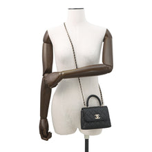 将图像加载到图库查看器中，CHANEL Coco Handle 2wayChainShoulder BlackAP4244 Caviar Leather Size Minimini(16)

