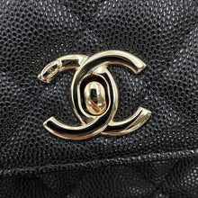 将图像加载到图库查看器中，CHANEL Coco Handle 2wayChainShoulder BlackAP4244 Caviar Leather Size Minimini(16)
