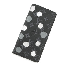 将图像加载到图库查看器中，LOUIS VUITTON LV × YK Portefeuille Brazza NoirM81932 MonogramEclipse Painted Dot

