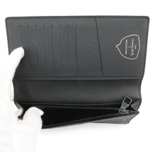 将图像加载到图库查看器中，LOUIS VUITTON LV × YK Portefeuille Brazza NoirM81932 MonogramEclipse Painted Dot
