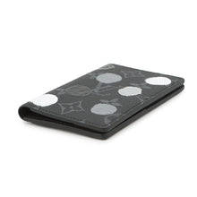 将图像加载到图库查看器中，LOUIS VUITTON LV x YK Organizer De Poche NoirM81928 Monogram Eclipse/Painted Dot
