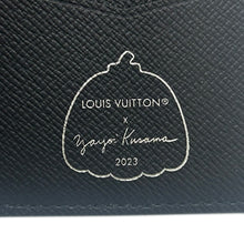 将图像加载到图库查看器中，LOUIS VUITTON LV x YK Organizer De Poche NoirM81928 Monogram Eclipse/Painted Dot
