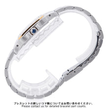 将图像加载到图库查看器中，CARTIER Santos Galve LM H41mm×W29mm Stainless Steel YG Silver DialW20011C4
