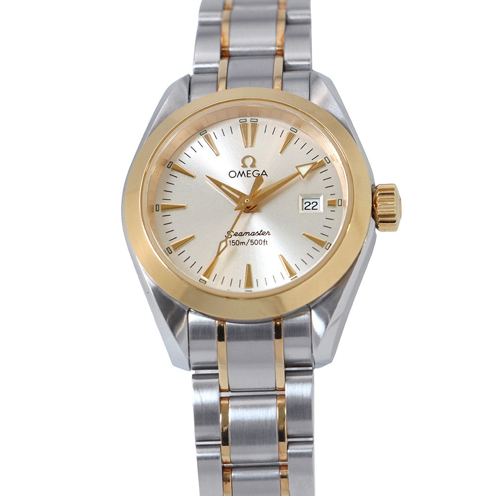 OMEGA Seamaster Aqua Terra W29.2mm Stainless Steel K18YG Silver Dial2377.30