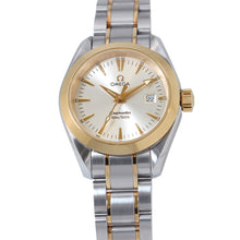 将图像加载到图库查看器中，OMEGA Seamaster Aqua Terra W29.2mm Stainless Steel K18YG Silver Dial2377.30
