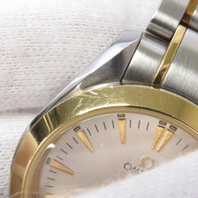 将图像加载到图库查看器中，OMEGA Seamaster Aqua Terra W29.2mm Stainless Steel K18YG Silver Dial2377.30
