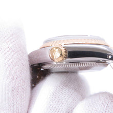 Load image into Gallery viewer, ROLEX Datejust W26mm Stainless Steel K18YG Black Dial69173
