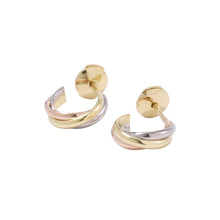 将图像加载到图库查看器中，CARTIER Trinity Earrings Size MiniB8301540 K18YG K18WG K18PG
