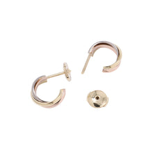 将图像加载到图库查看器中，CARTIER Trinity Earrings Size MiniB8301540 K18YG K18WG K18PG
