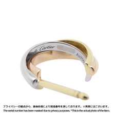 将图像加载到图库查看器中，CARTIER Trinity Earrings Size MiniB8301540 K18YG K18WG K18PG
