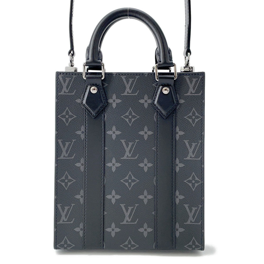 LOUIS VUITTON Sac Plat NoirM46453 Monogram Eclipse Size MINI