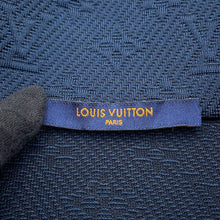 将图像加载到图库查看器中，LOUIS VUITTON Monogram Zip-Through Top Jacket Size XS Blue Nuit1A7XYU Polyester66% Nylon18% Cotton16%
