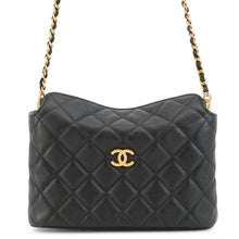 将图像加载到图库查看器中，CHANEL Matelasse ChainShoulder Bag Pearl 2025Stainless Steel BlackAP4585 Caviar Leather Faux Pearl
