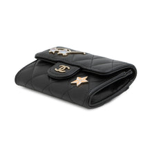 将图像加载到图库查看器中，CHANEL Timeless Classic Card Case Pins BlackAP0214 Lambskin
