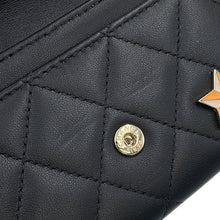 将图像加载到图库查看器中，CHANEL Timeless Classic Card Case Pins BlackAP0214 Lambskin
