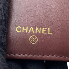 将图像加载到图库查看器中，CHANEL Classic Small Flap Wallet Tri-fold Wallet BlackAP0230 Caviar Leather
