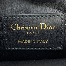 将图像加载到图库查看器中，Dior Caro Lavender Cannage Wallet BlackS5177UWHC_M900 Calf Leather
