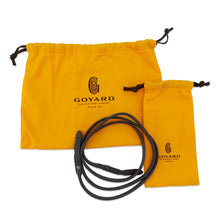 将图像加载到图库查看器中，GOYARD plume pouch wallet GrayPLUMETPMLTY51CL51P PVC Coated Canvas Leather
