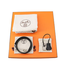 将图像加载到图库查看器中，HERMES Kelly Sellier Black Epsom Size 28
