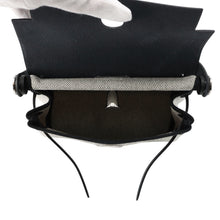 Load image into Gallery viewer, HERMES Herbag zip Black/Ecru Toile H Vache Hunter Leather Size Mini
