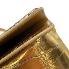 将图像加载到图库查看器中，CHANEL Boy Chanel GoldA67086 Embossed Leather Size 25

