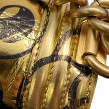 将图像加载到图库查看器中，CHANEL Boy Chanel GoldA67086 Embossed Leather Size 25
