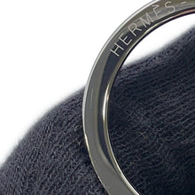 将图像加载到图库查看器中，HERMES Carmen Blue Tie Lambskin
