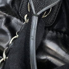 将图像加载到图库查看器中，CHANEL Deauville 2WAYTote Bag Black Leather Size Large
