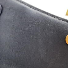 将图像加载到图库查看器中，BALENCIAGA Hourglass 2wayBag Black593546 Croco embossed leather Size Small
