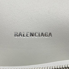 Load image into Gallery viewer, BALENCIAGA Crash ChainShoulder Bag White716351 Leather Size Small
