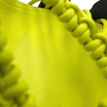 将图像加载到图库查看器中，Bottega Veneta Dot Lace-Up Sandals Lime696242 Leather Size 36
