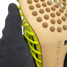 将图像加载到图库查看器中，Bottega Veneta Dot Lace-Up Sandals Lime696242 Leather Size 36
