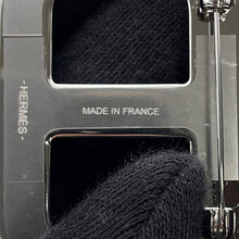 Load image into Gallery viewer, HERMES Chaine d&#39;Ancre Brooch Orange minyan Epsom Metal
