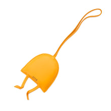Load image into Gallery viewer, HERMES Petit H Owl Bag Charm Orange/Multicolor Swift Leather Epsom
