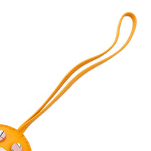 Load image into Gallery viewer, HERMES Petit H Owl Bag Charm Orange/Multicolor Swift Leather Epsom
