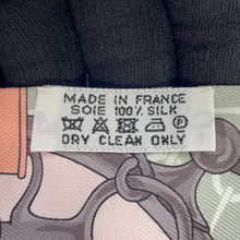 将图像加载到图库查看器中，HERMES Twilly Morning Walk La Promenade du Matin Black/Rose Poudre/Grease Silk100%
