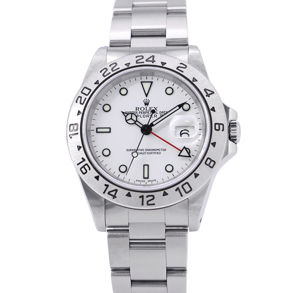 ROLEX ExplorerⅡ W40mm Stainless Steel White Dial16570