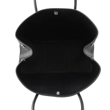 Load image into Gallery viewer, HERMES Garden Party Black Toile H Negonda Leather Size TPM
