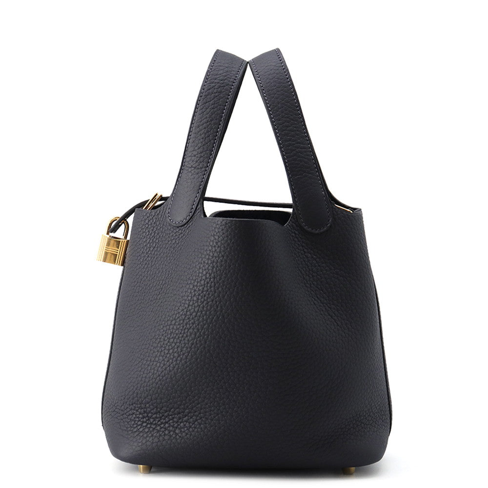 HERMES Picotin Lock Caban Taurillon Clemence Size PM