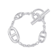 HERMES Chaine d'Ancre Farandole Bracelet Size XS SV925