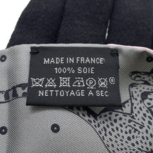 Load image into Gallery viewer, HERMES Twilly 《Cheetah Bandana》 Rose/Grease/Blue Silk100%
