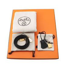 将图像加载到图库查看器中，HERMES Kelly Retourne Black Togo Leather Size 25
